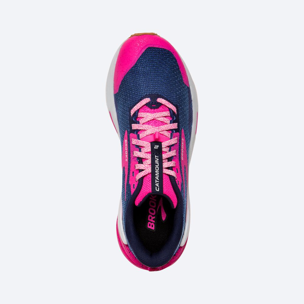 Brooks Catamount 2 Kadın Trail Koşu Ayakkabısı Lacivert/Pembe | TR-102498