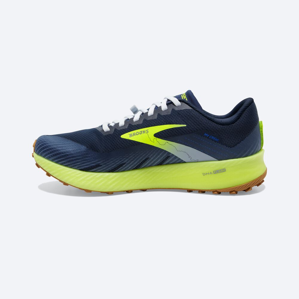 Brooks Catamount Erkek Trail Koşu Ayakkabısı Kahverengi/Lacivert | TR-745103