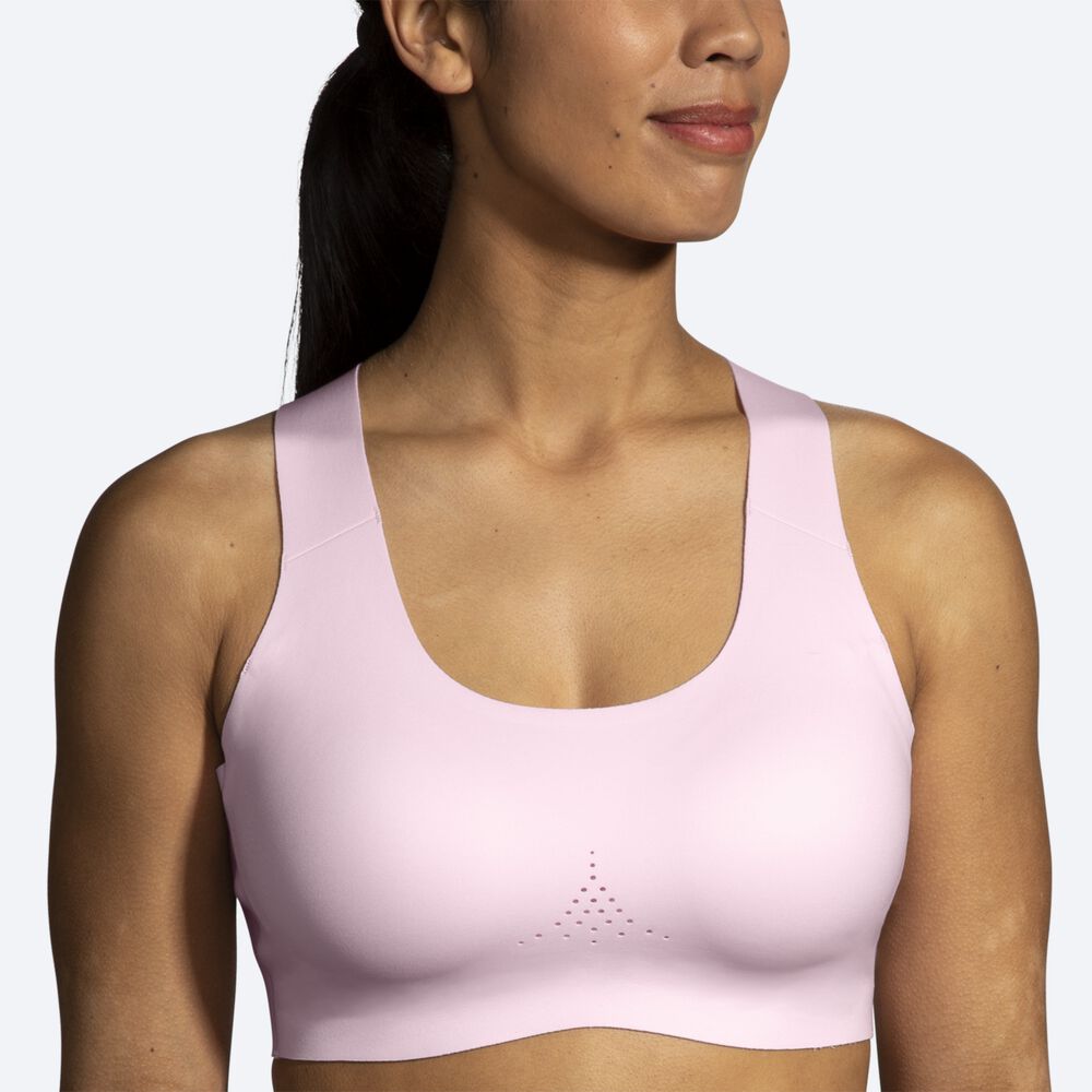 Brooks Dare Crossback Run Bra 2.0 Kadın Spor Sütyeni Pembe | TR-912368