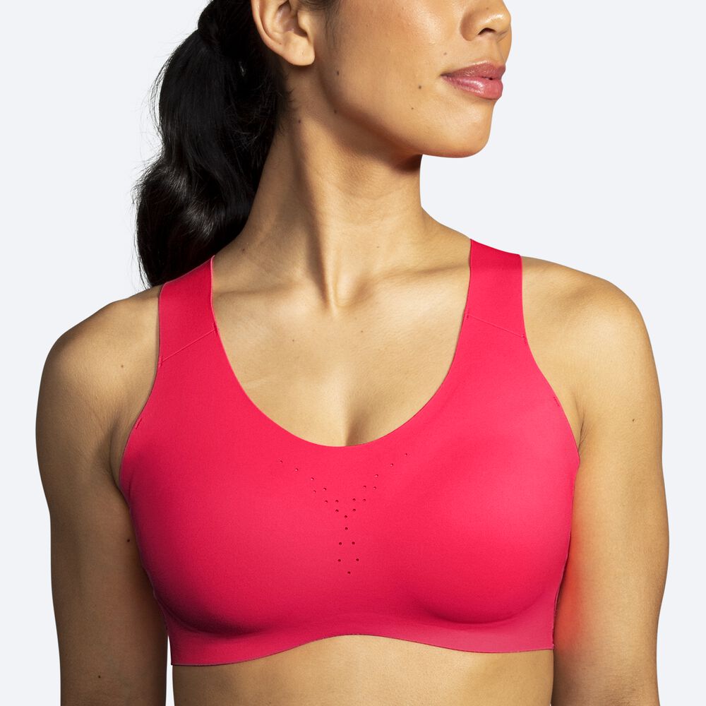 Brooks Dare Crossback Run Bra Kadın Spor Sütyeni Pembe | TR-017428