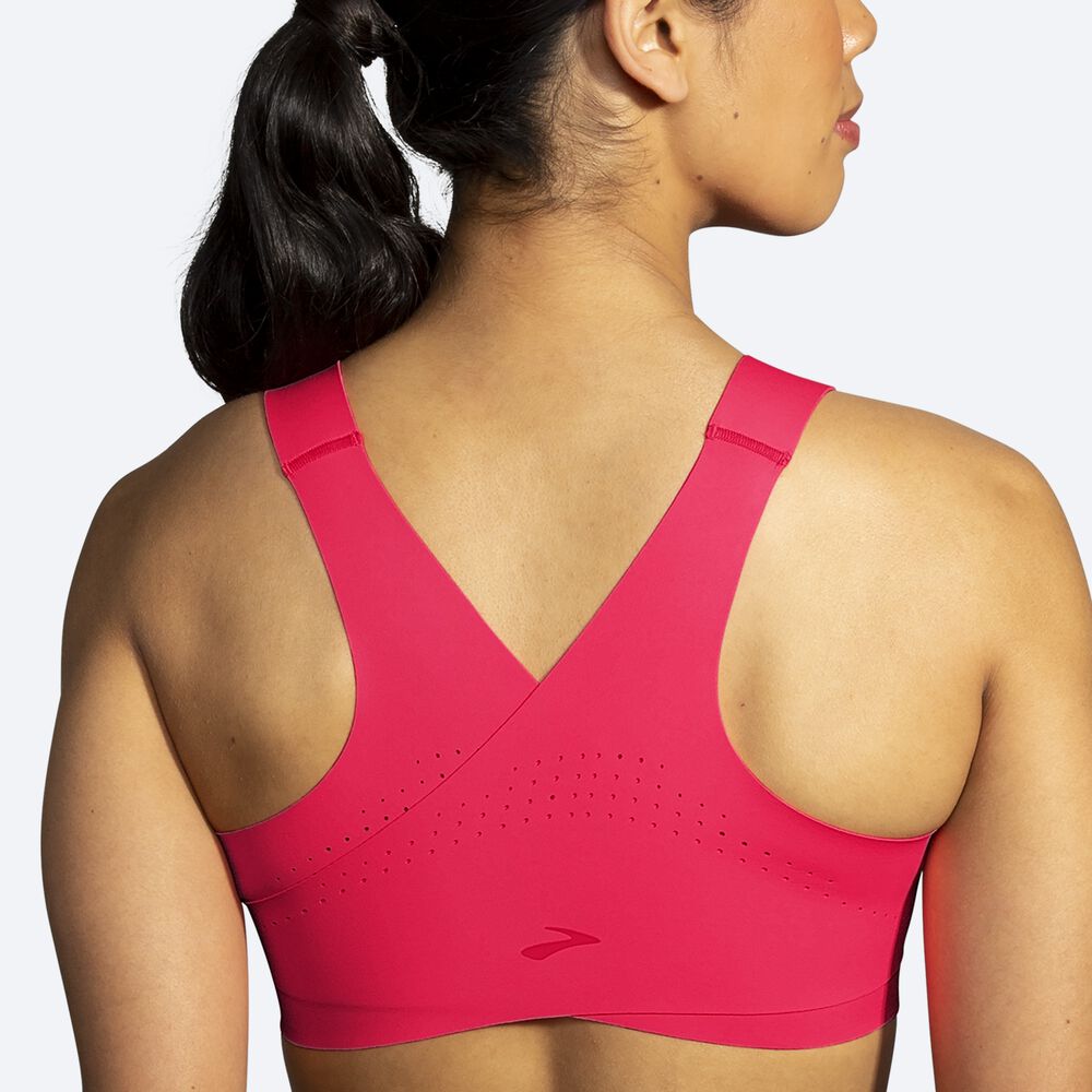 Brooks Dare Crossback Run Bra Kadın Spor Sütyeni Pembe | TR-017428