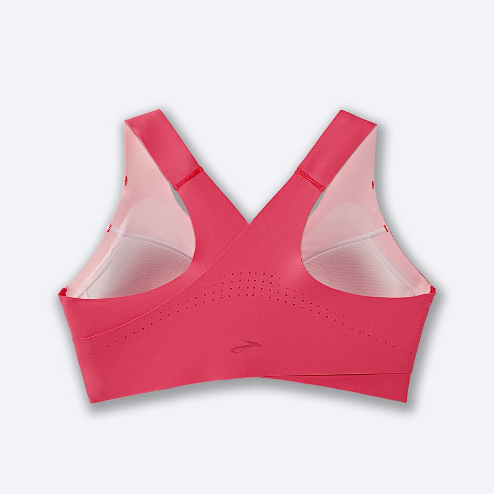 Brooks Dare Crossback Run Bra Kadın Spor Sütyeni Pembe | TR-017428