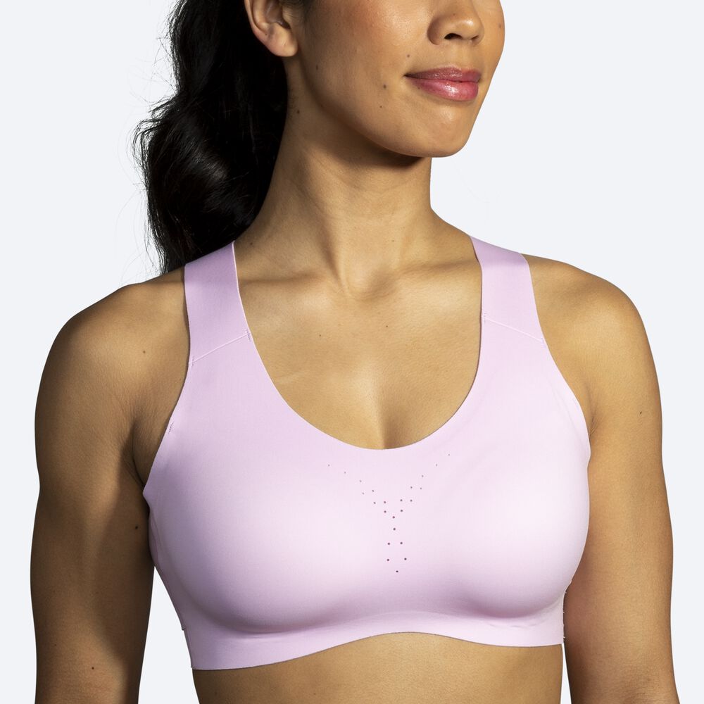 Brooks Dare Crossback Run Bra Kadın Spor Sütyeni Mor | TR-038624