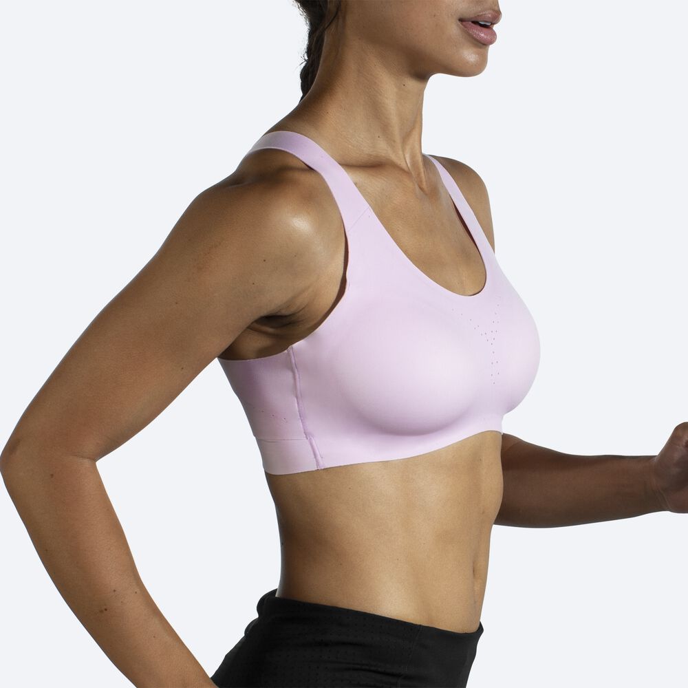 Brooks Dare Crossback Run Bra Kadın Spor Sütyeni Mor | TR-038624