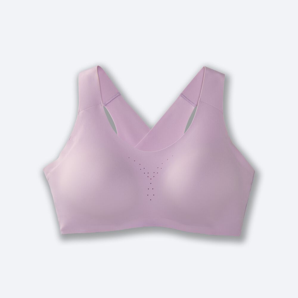 Brooks Dare Crossback Run Bra Kadın Spor Sütyeni Mor | TR-038624