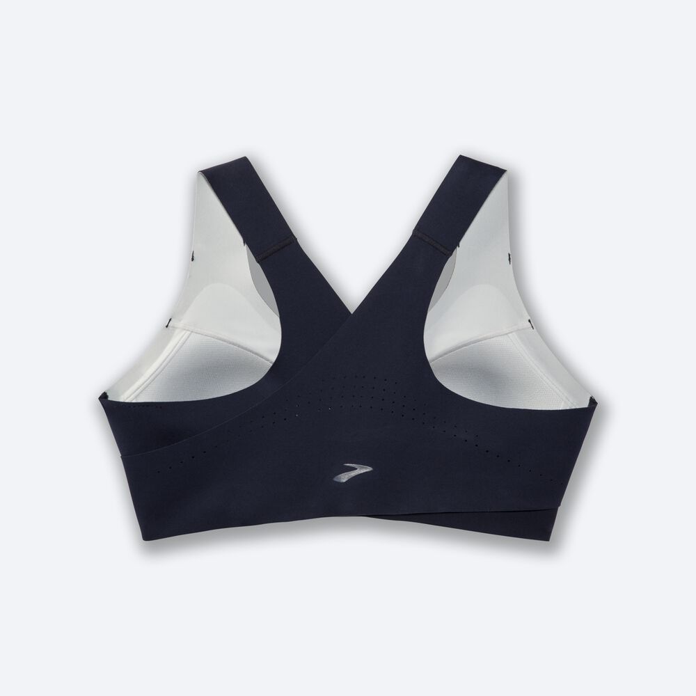 Brooks Dare Crossback Run Bra Kadın Spor Sütyeni Lacivert | TR-516794