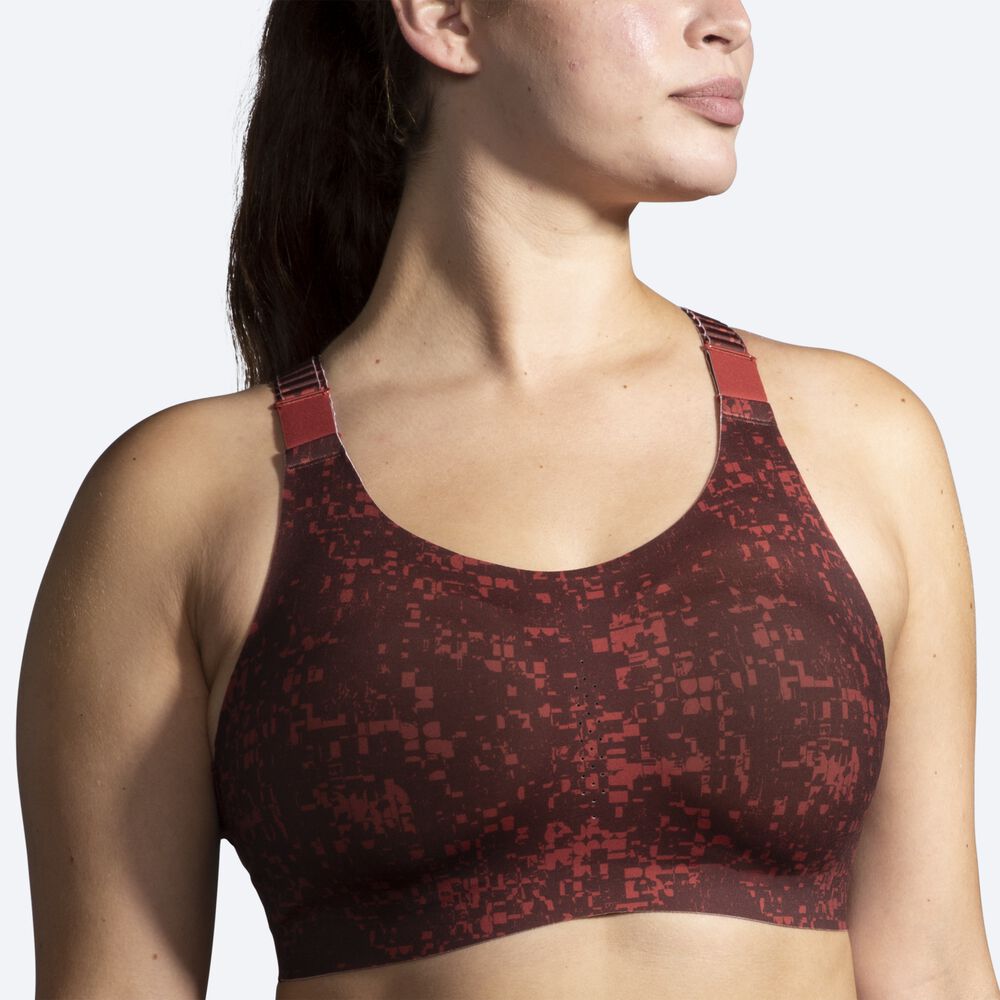 Brooks Dare Racerback Run Bra 2.0 Kadın Spor Sütyeni Koyu Kahverengi | TR-219860