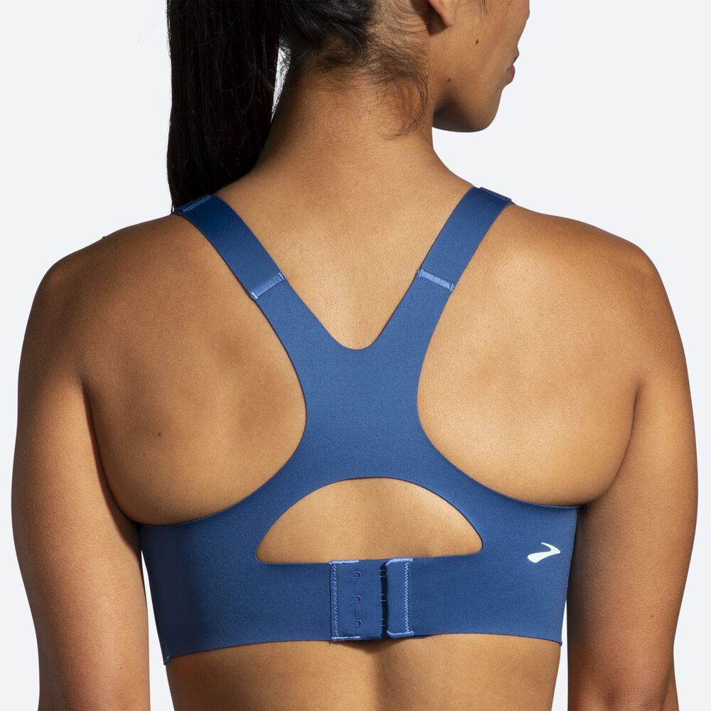 Brooks Dare Racerback Run Bra 2.0 Kadın Spor Sütyeni Mavi/Lacivert | TR-273849