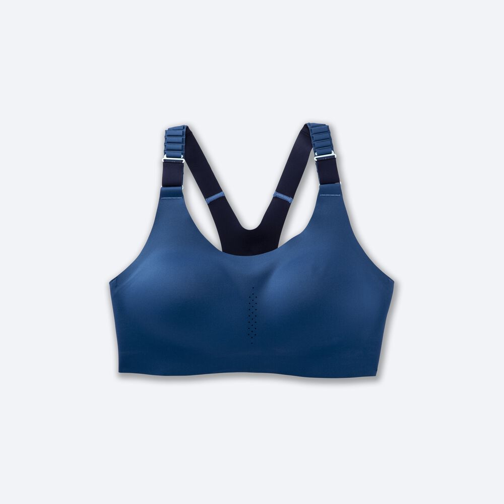 Brooks Dare Racerback Run Bra 2.0 Kadın Spor Sütyeni Mavi/Lacivert | TR-273849