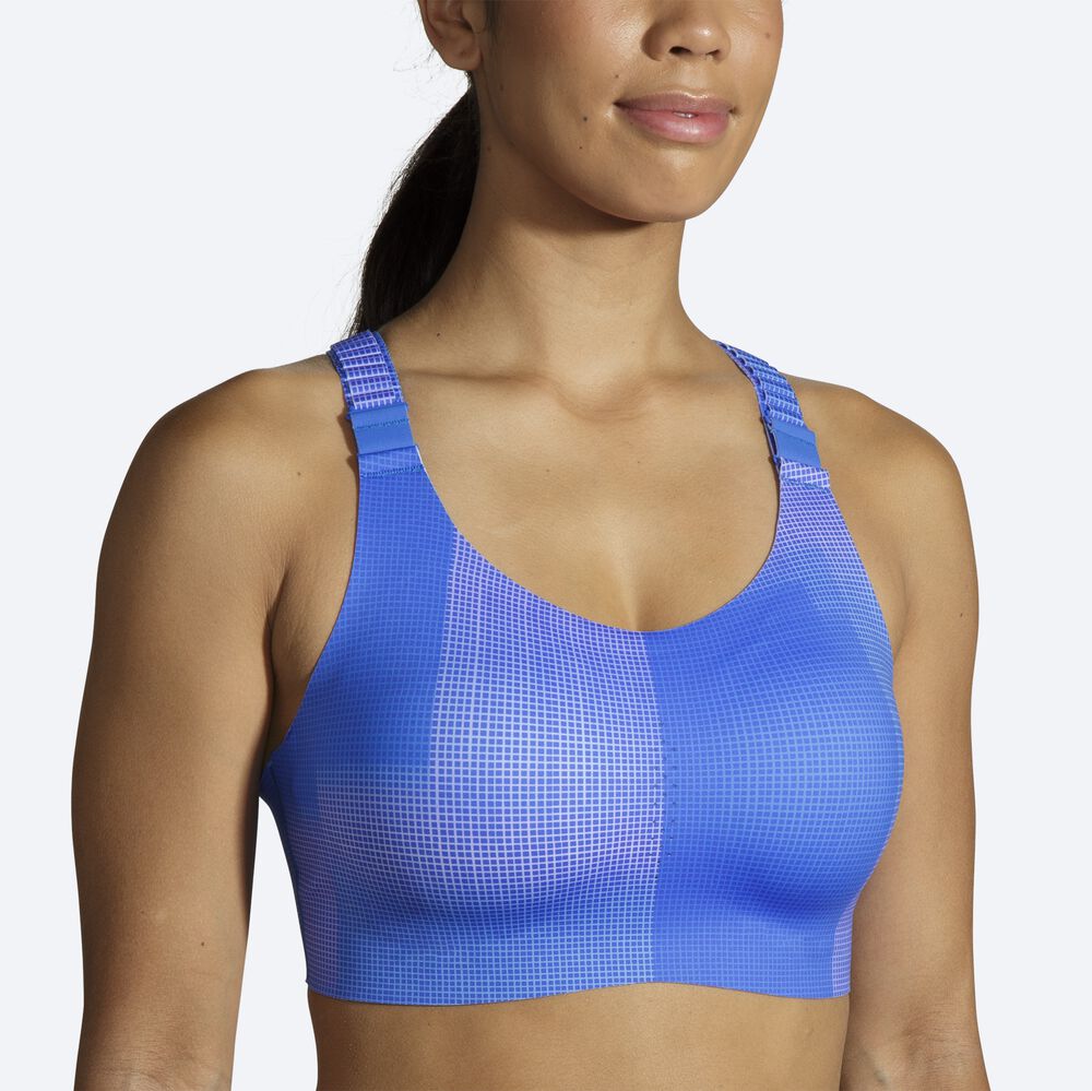 Brooks Dare Racerback Run Bra 2.0 Kadın Spor Sütyeni Mavi | TR-295731