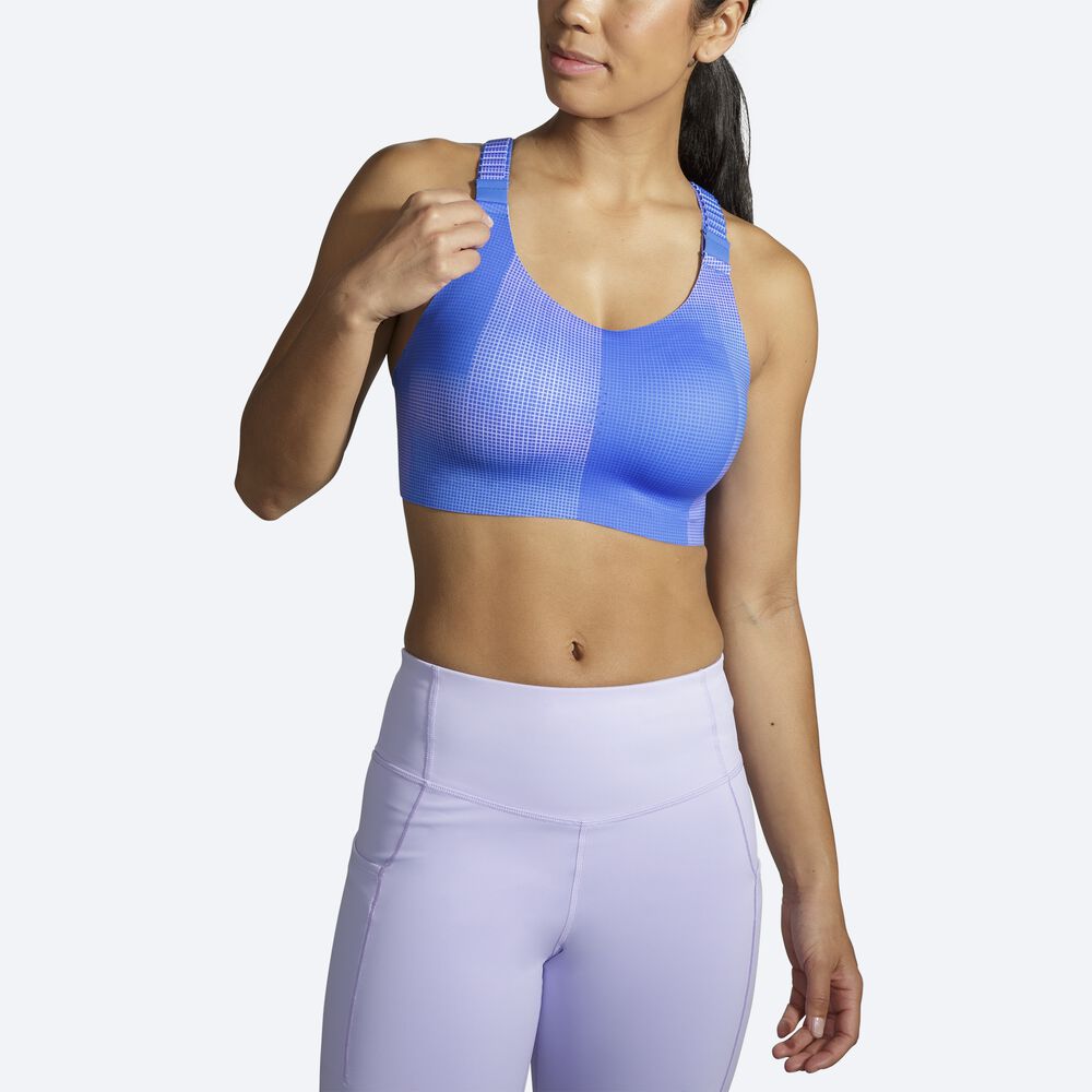 Brooks Dare Racerback Run Bra 2.0 Kadın Spor Sütyeni Mavi | TR-295731