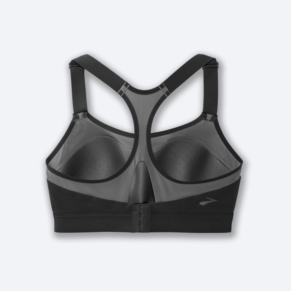 Brooks Dare Racerback Run Bra Kadın Spor Sütyeni Gri | TR-186029