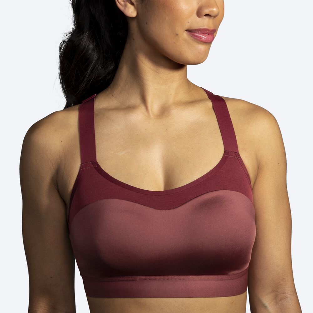 Brooks Dare Racerback Run Bra Kadın Spor Sütyeni Terracotta | TR-418730