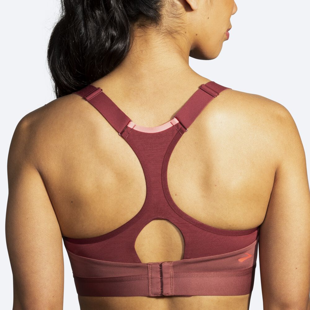 Brooks Dare Racerback Run Bra Kadın Spor Sütyeni Terracotta | TR-418730