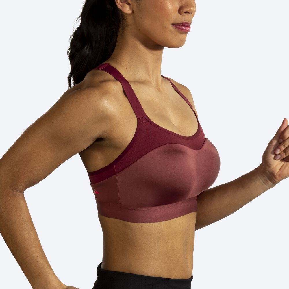 Brooks Dare Racerback Run Bra Kadın Spor Sütyeni Terracotta | TR-418730