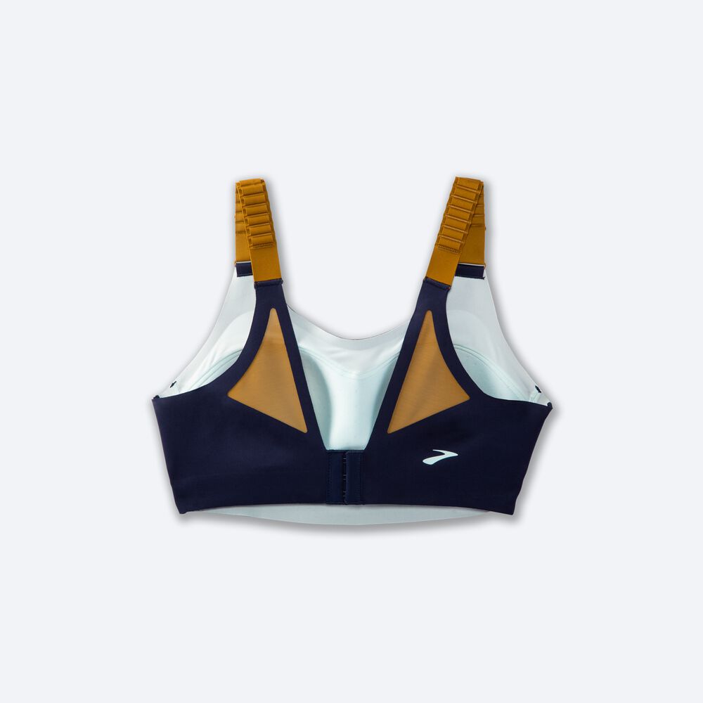 Brooks Dare Scoopback Run Bra 2.0 Kadın Spor Sütyeni Lacivert/Zeytin Yeşili/Mavi | TR-019742