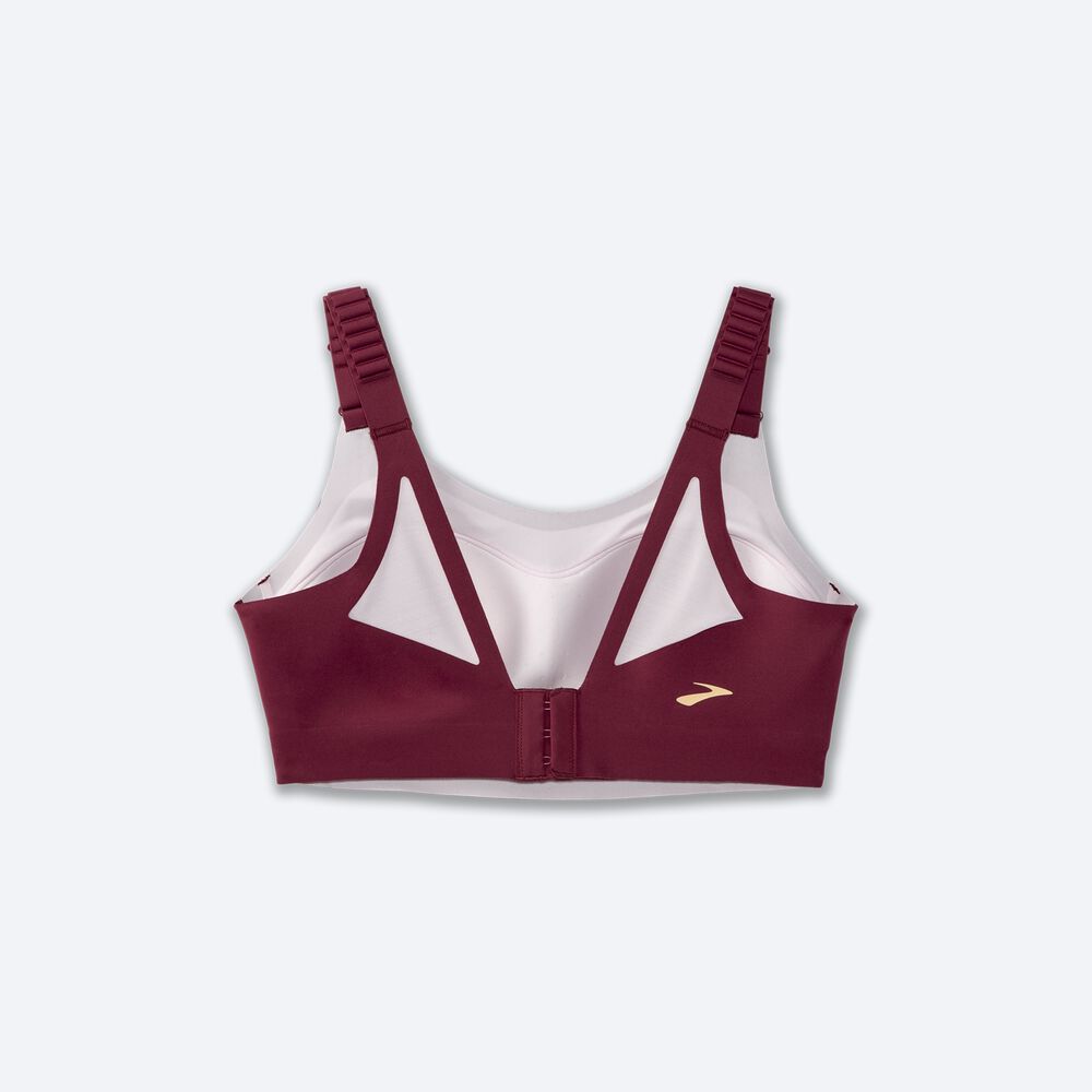 Brooks Dare Scoopback Run Bra 2.0 Kadın Spor Sütyeni Bordo | TR-106278