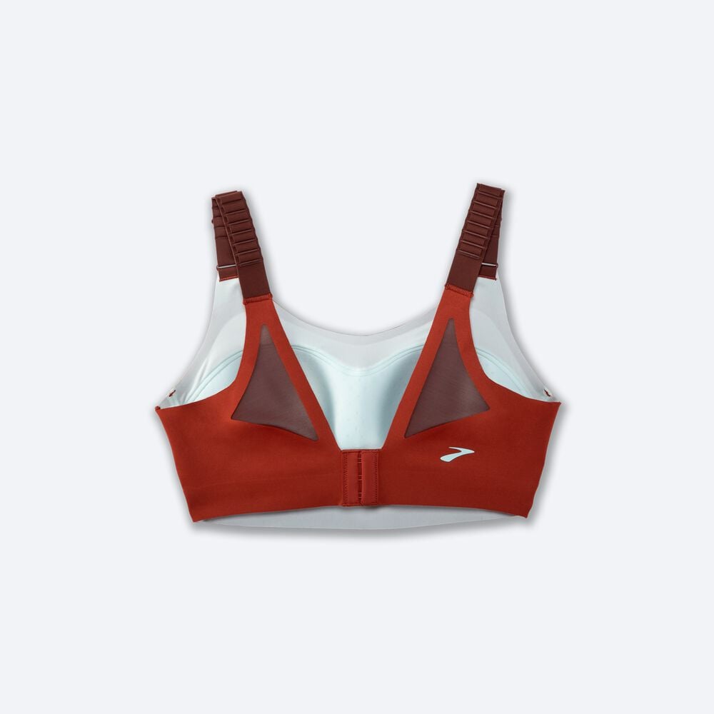 Brooks Dare Scoopback Run Bra 2.0 Kadın Spor Sütyeni Bakır/Mavi | TR-679428