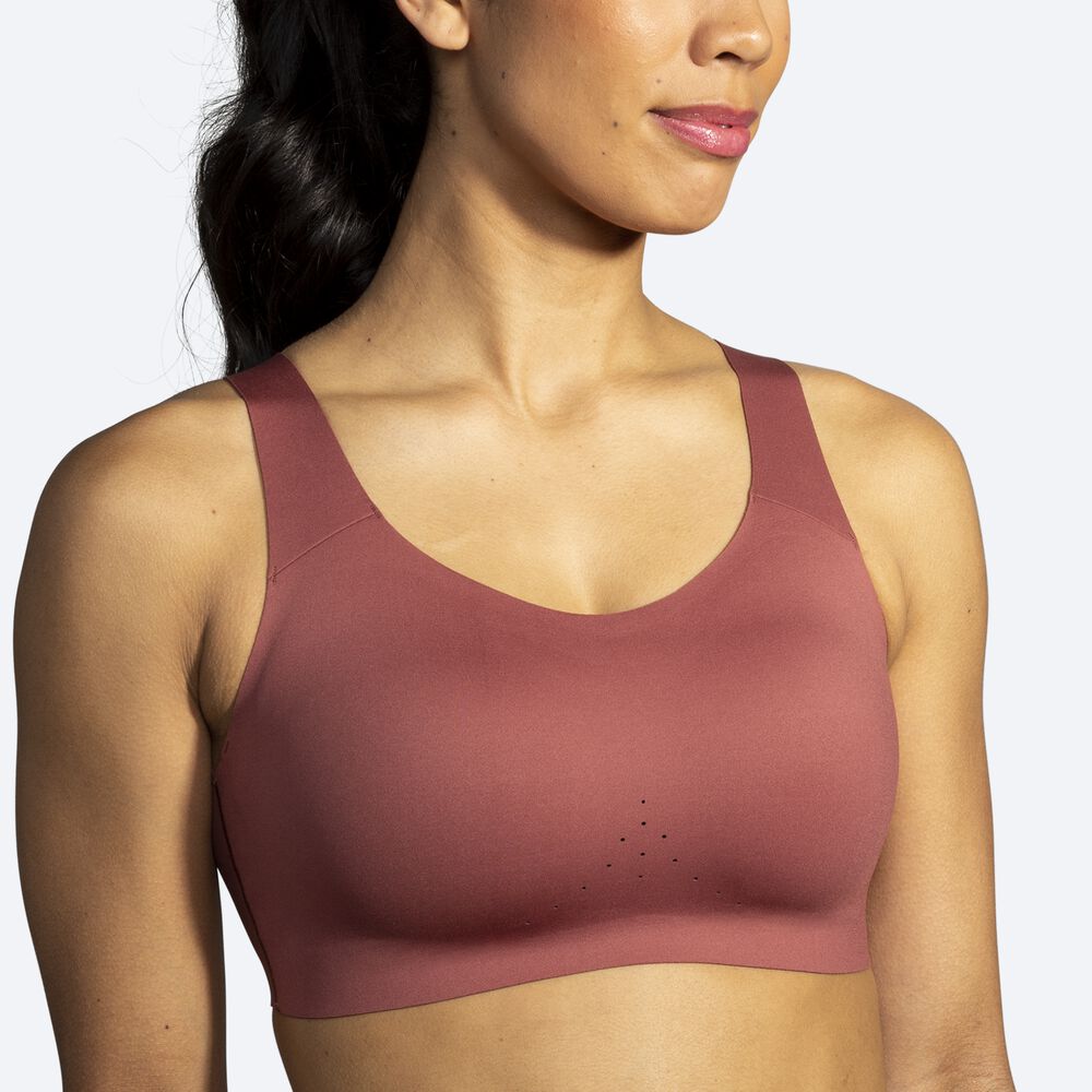 Brooks Dare Scoopback Run Bra Kadın Spor Sütyeni Terracotta | TR-089275