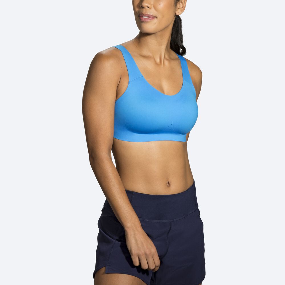 Brooks Dare Scoopback Run Bra Kadın Spor Sütyeni Mavi/Lacivert | TR-278354