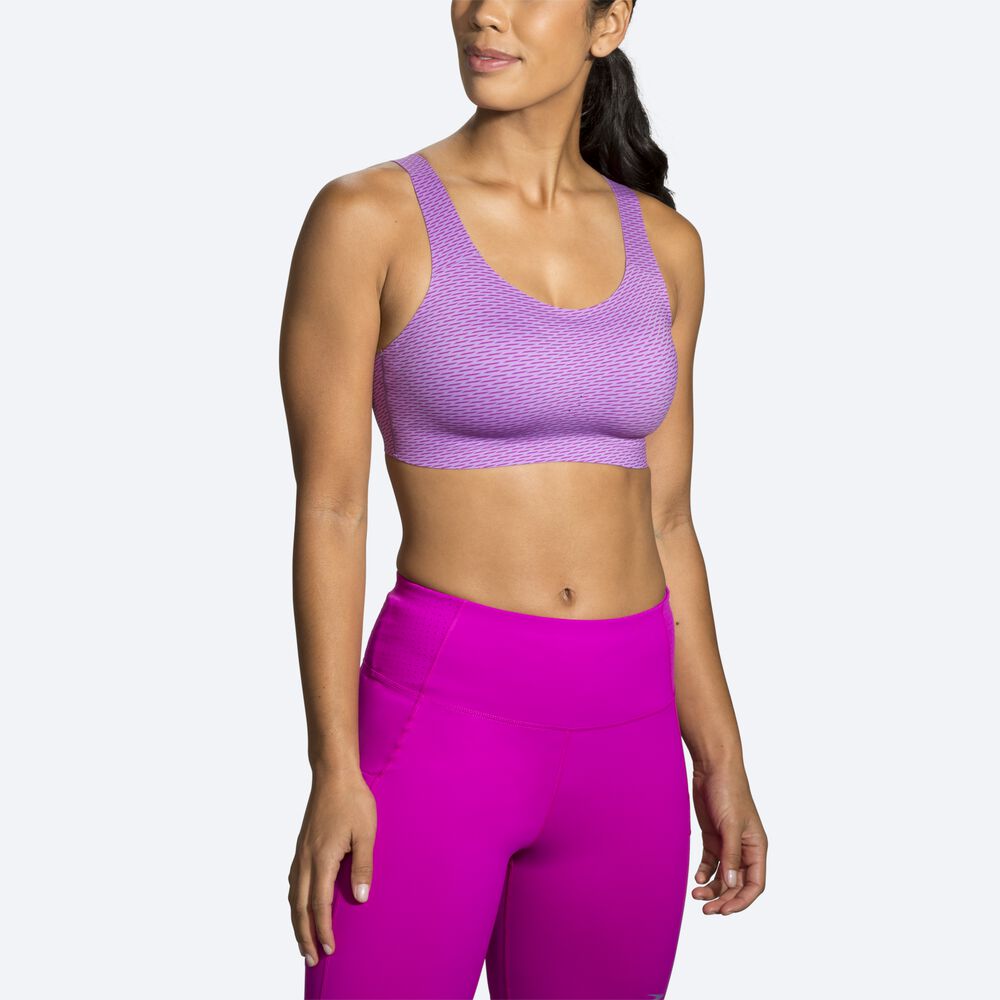 Brooks Dare Scoopback Run Bra Kadın Spor Sütyeni Mor | TR-923701