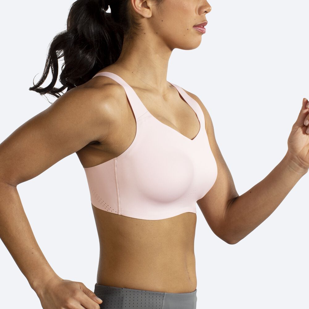 Brooks Dare Underwire Run Bra Kadın Spor Sütyeni Pembe | TR-243580