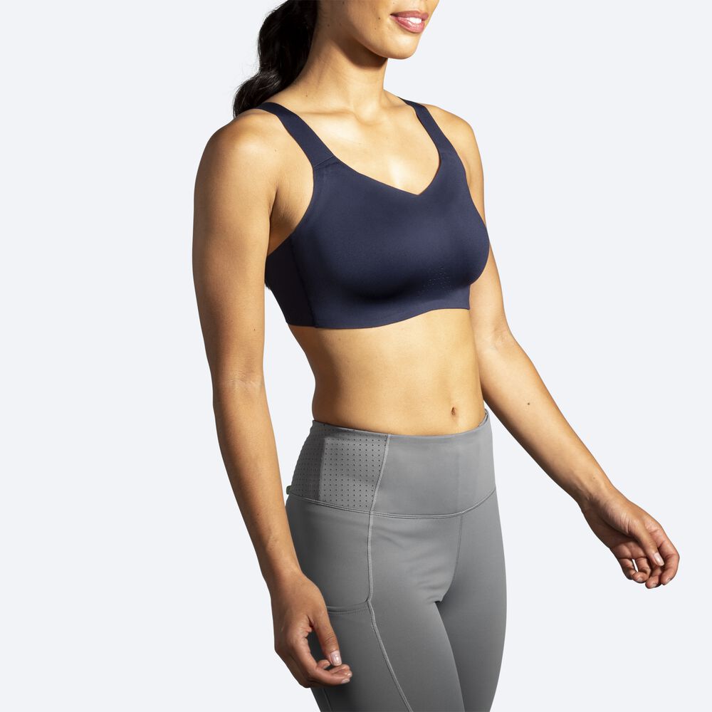 Brooks Dare Underwire Run Bra Kadın Spor Sütyeni Lacivert | TR-471596