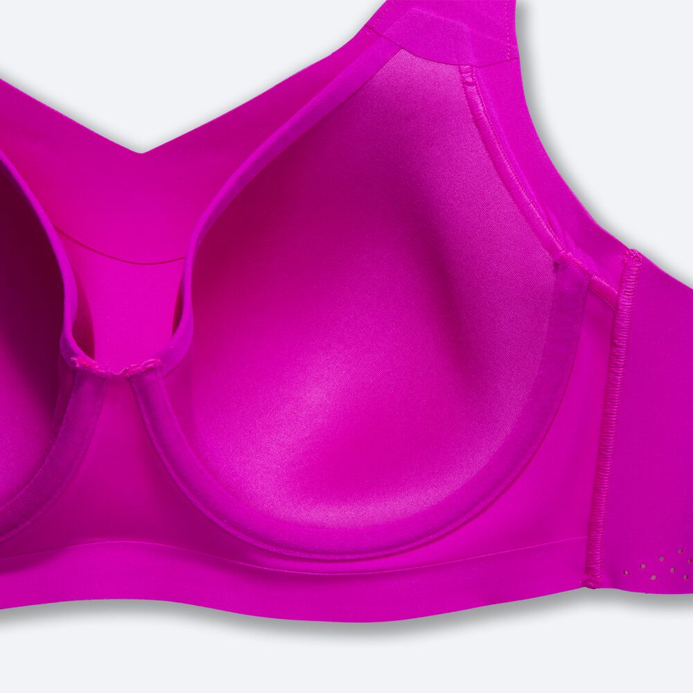 Brooks Dare Underwire Run Bra Kadın Spor Sütyeni Pembe/Mor | TR-698274