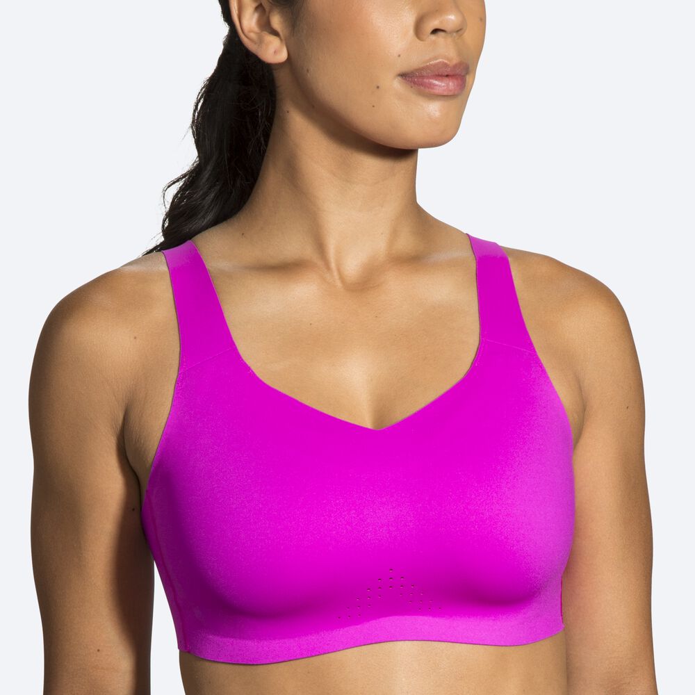 Brooks Dare Underwire Run Bra Kadın Spor Sütyeni Pembe/Mor | TR-698274