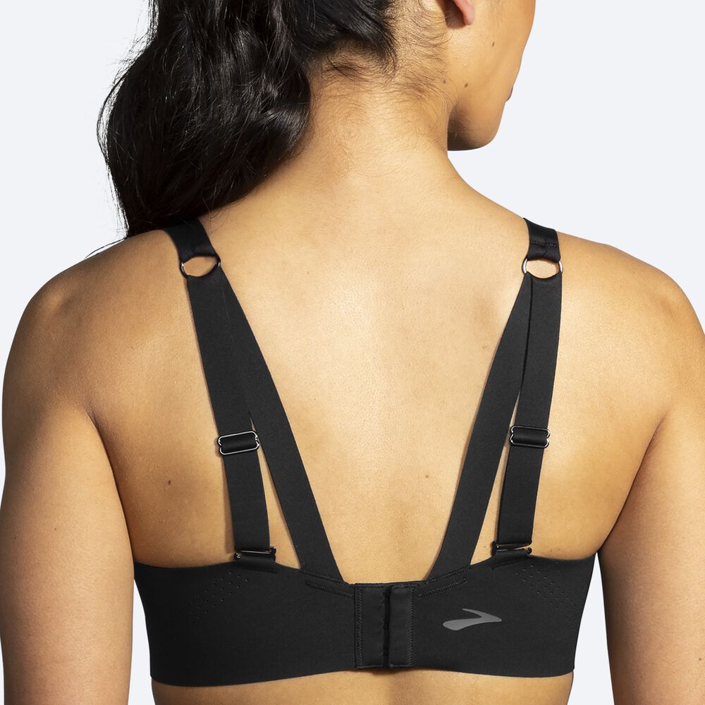 Brooks Dare Underwire Run Bra Kadın Spor Sütyeni Siyah | TR-910764