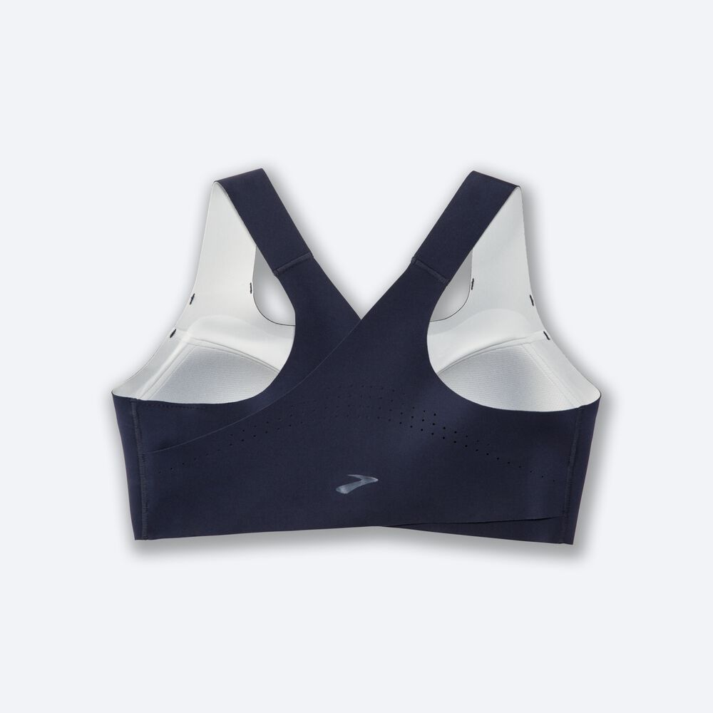 Brooks Dare Zip Run Bra Kadın Spor Sütyeni Lacivert | TR-014573