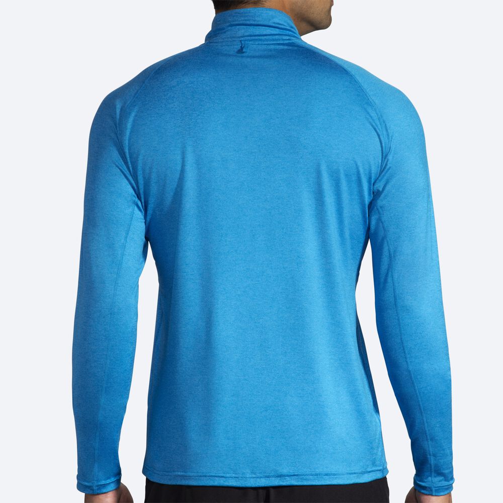 Brooks Dash 1/2 Zip Erkek Ceket Mavi | TR-164237