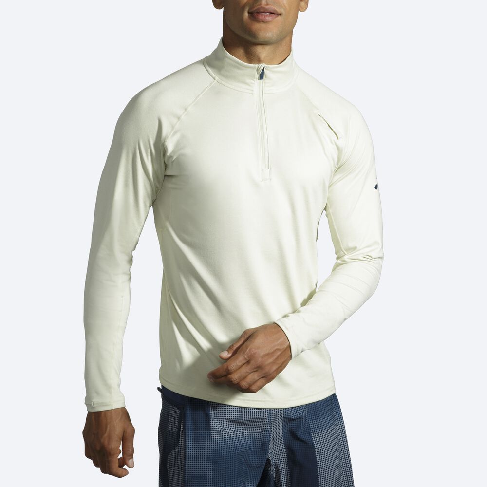 Brooks Dash 1/2 Zip Erkek Ceket Turuncu | TR-146305