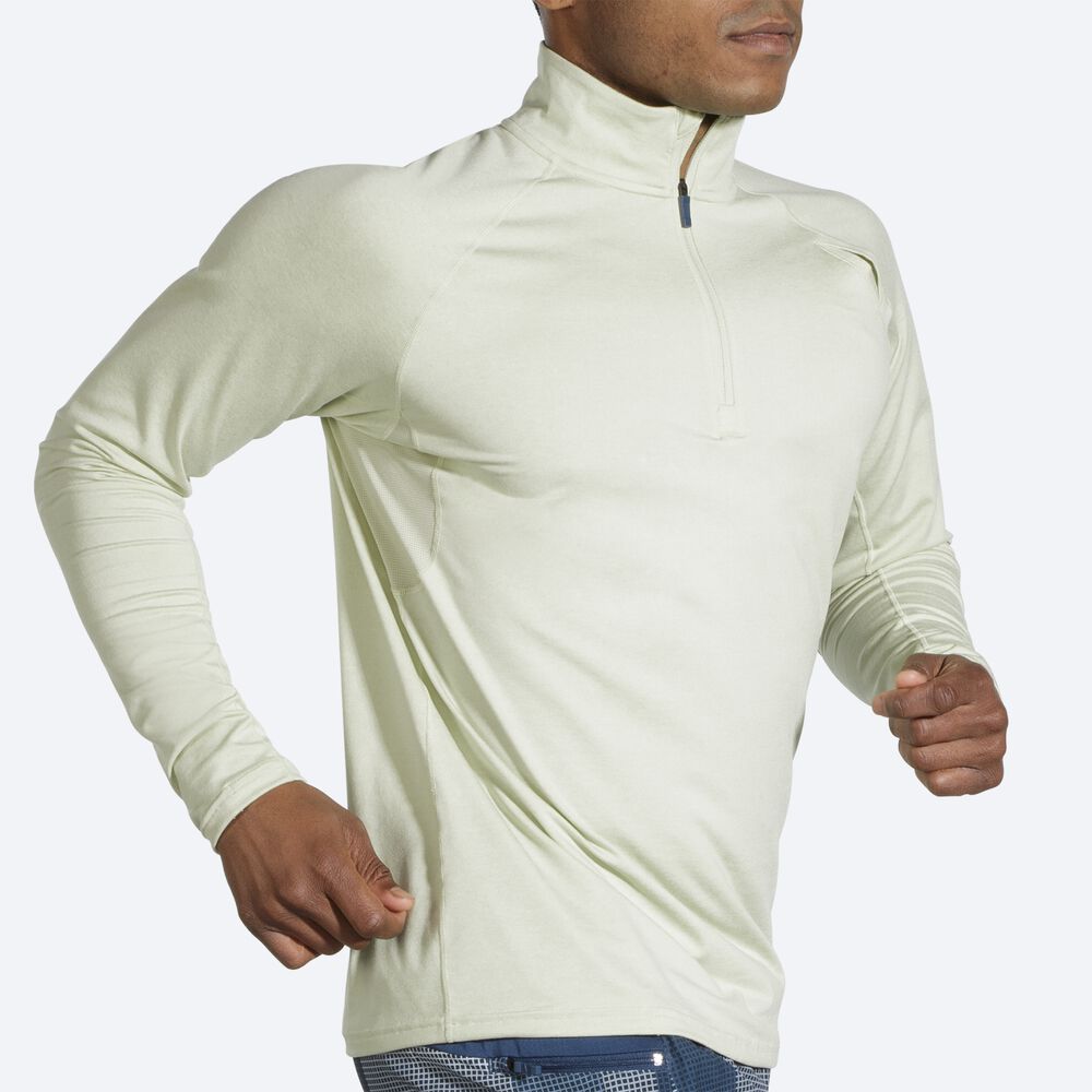 Brooks Dash 1/2 Zip Erkek Ceket Turuncu | TR-146305