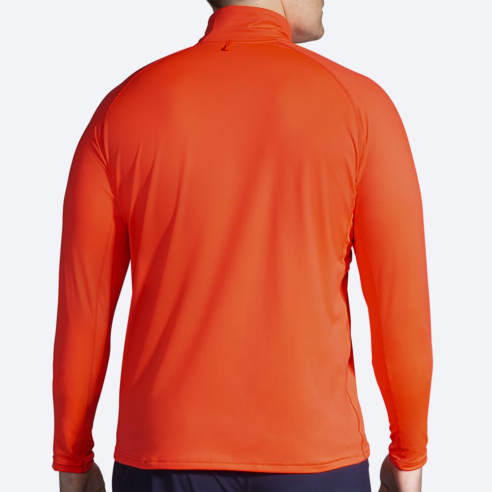 Brooks Dash 1/2 Zip Erkek Ceket Turuncu | TR-798321