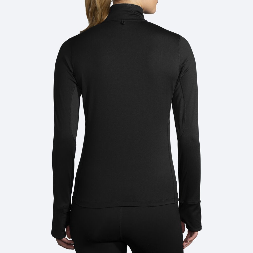 Brooks Dash 1/2 Zip Kadın Ceket Mavi Gri/Lacivert | TR-213945