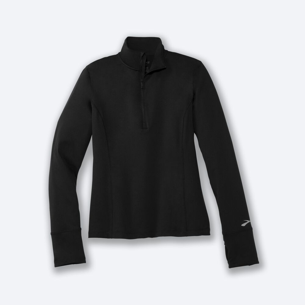 Brooks Dash 1/2 Zip Kadın Ceket Mavi Gri/Lacivert | TR-213945