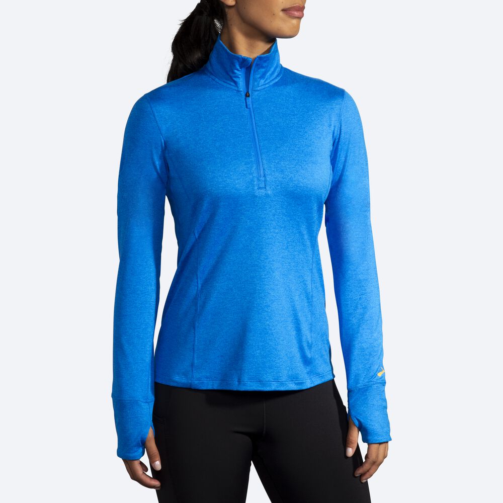 Brooks Dash 1/2 Zip Kadın Ceket Mavi | TR-150986