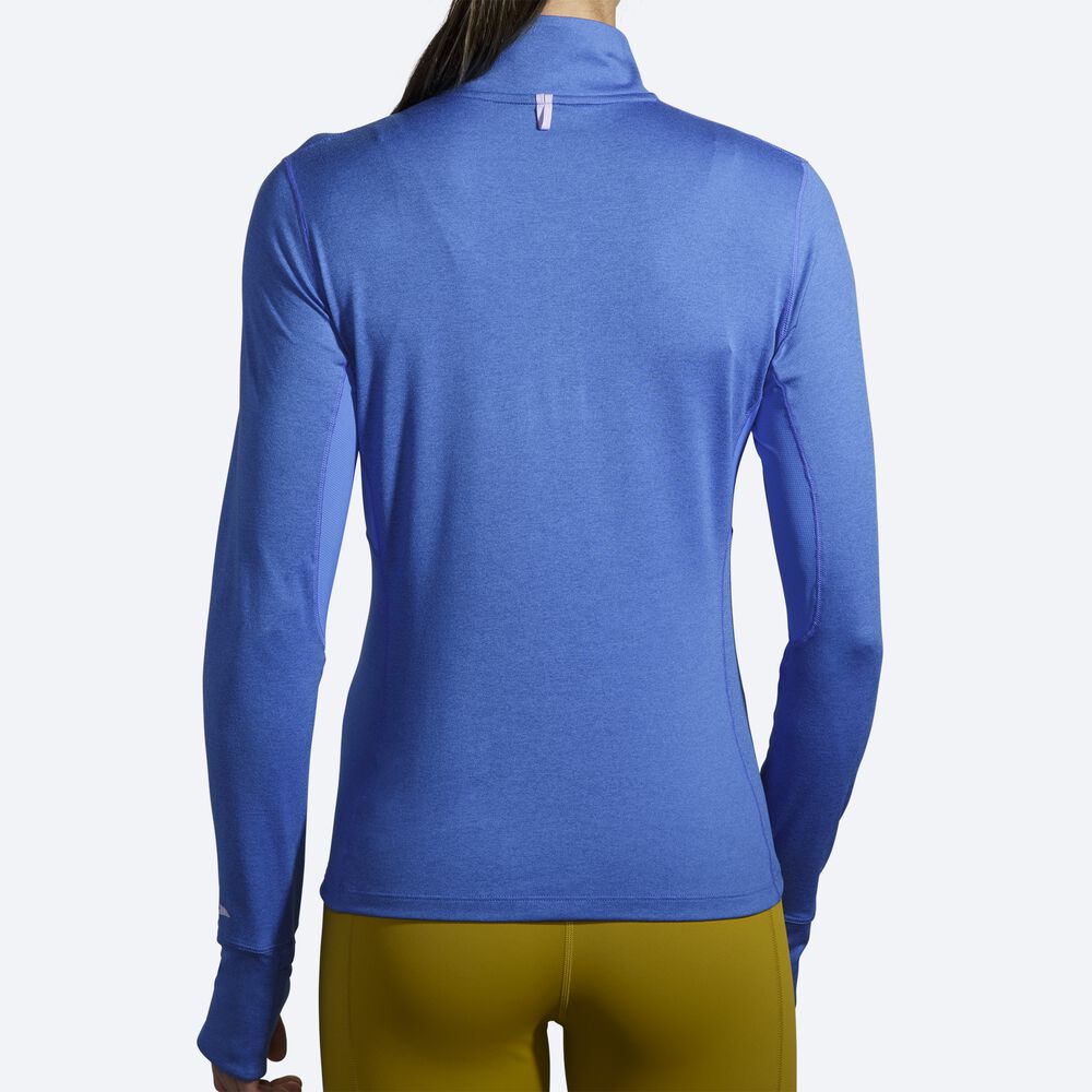 Brooks Dash 1/2 Zip Kadın Ceket Mavi | TR-340692