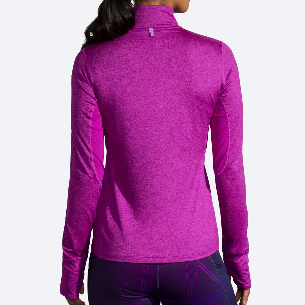 Brooks Dash 1/2 Zip Kadın Ceket Pembe | TR-246193