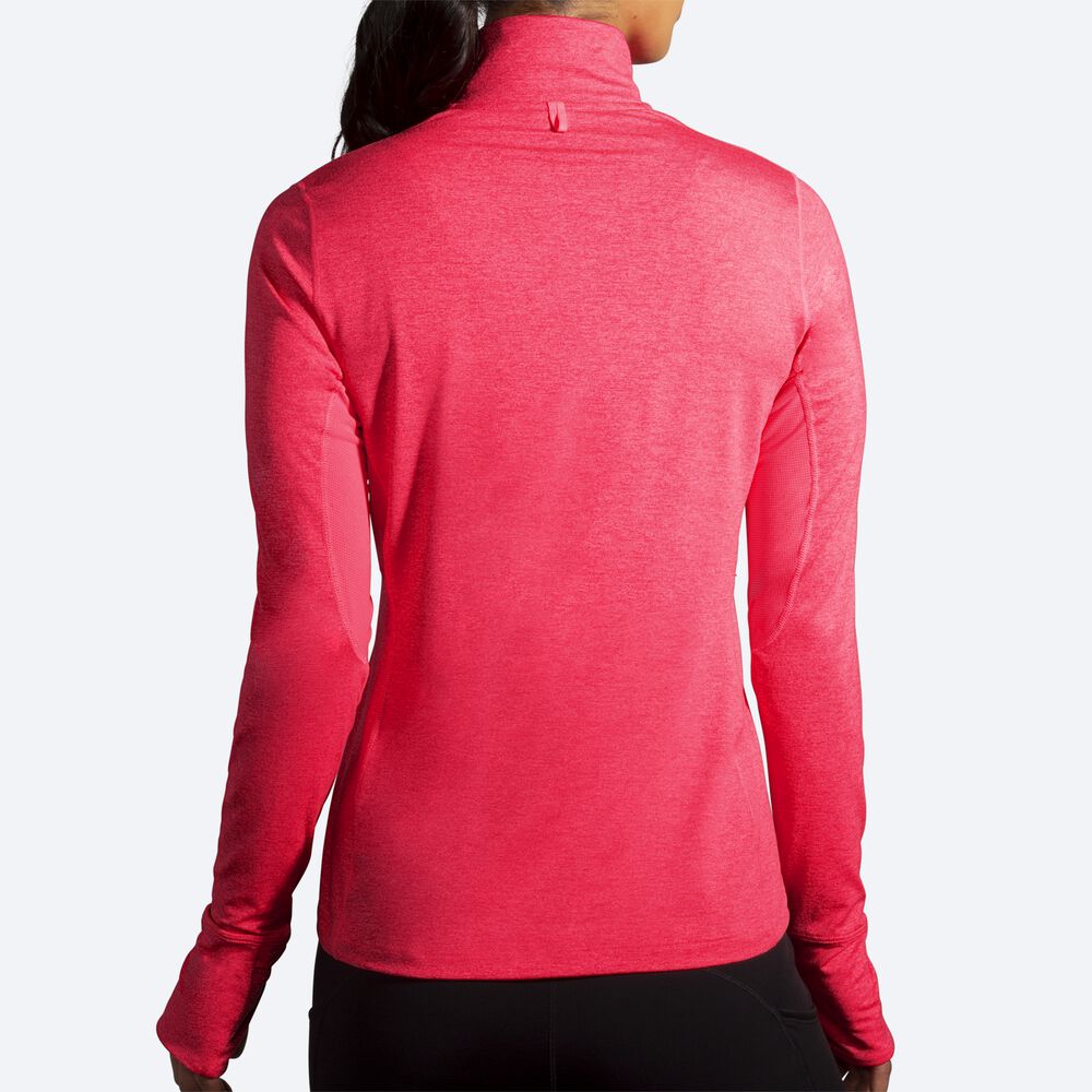 Brooks Dash 1/2 Zip Kadın Ceket Pembe | TR-458230