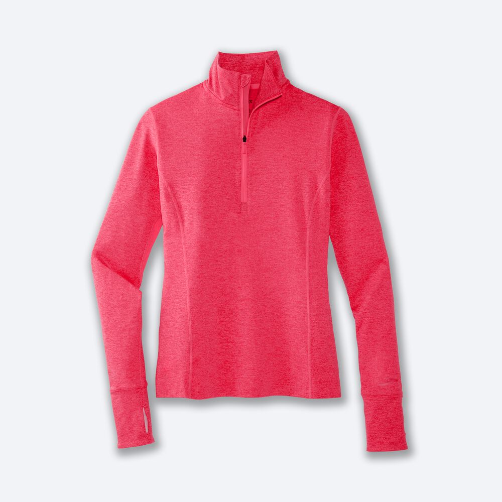 Brooks Dash 1/2 Zip Kadın Ceket Pembe | TR-458230