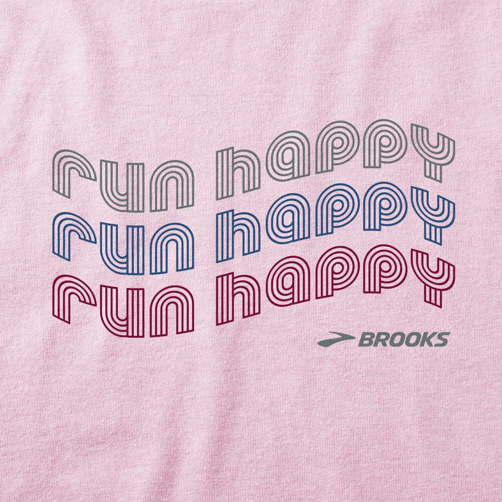 Brooks Distance Long Sleeve 2.0 Kadın Tişört Pembe | TR-108429