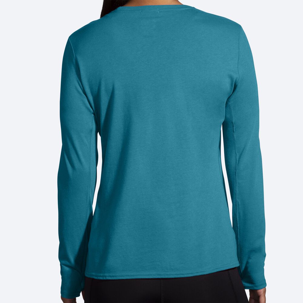 Brooks Distance Long Sleeve 2.0 Kadın Tişört Çizgili | TR-397162