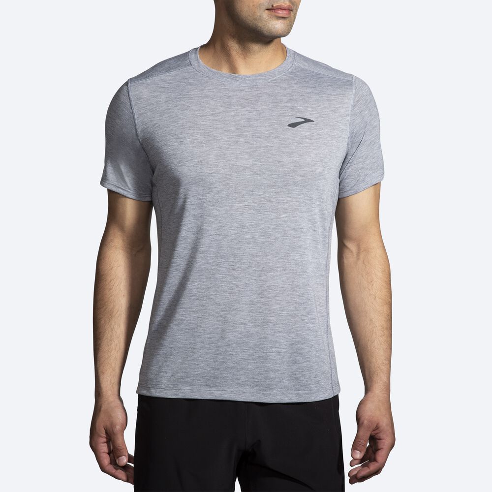 Brooks Distance Short Sleeve 2.0 Erkek Tişört Gri | TR-091785