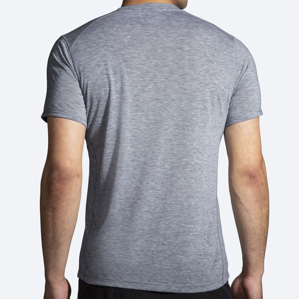 Brooks Distance Short Sleeve 2.0 Erkek Tişört Gri | TR-091785