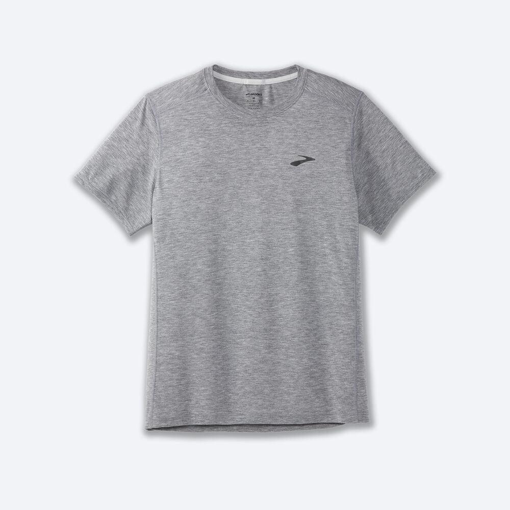 Brooks Distance Short Sleeve 2.0 Erkek Tişört Gri | TR-091785