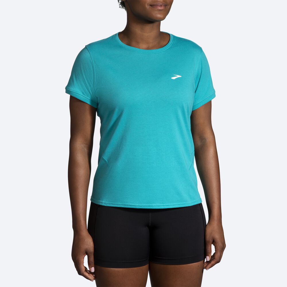 Brooks Distance Short Sleeve 2.0 Kadın Tişört Yeşil | TR-290517