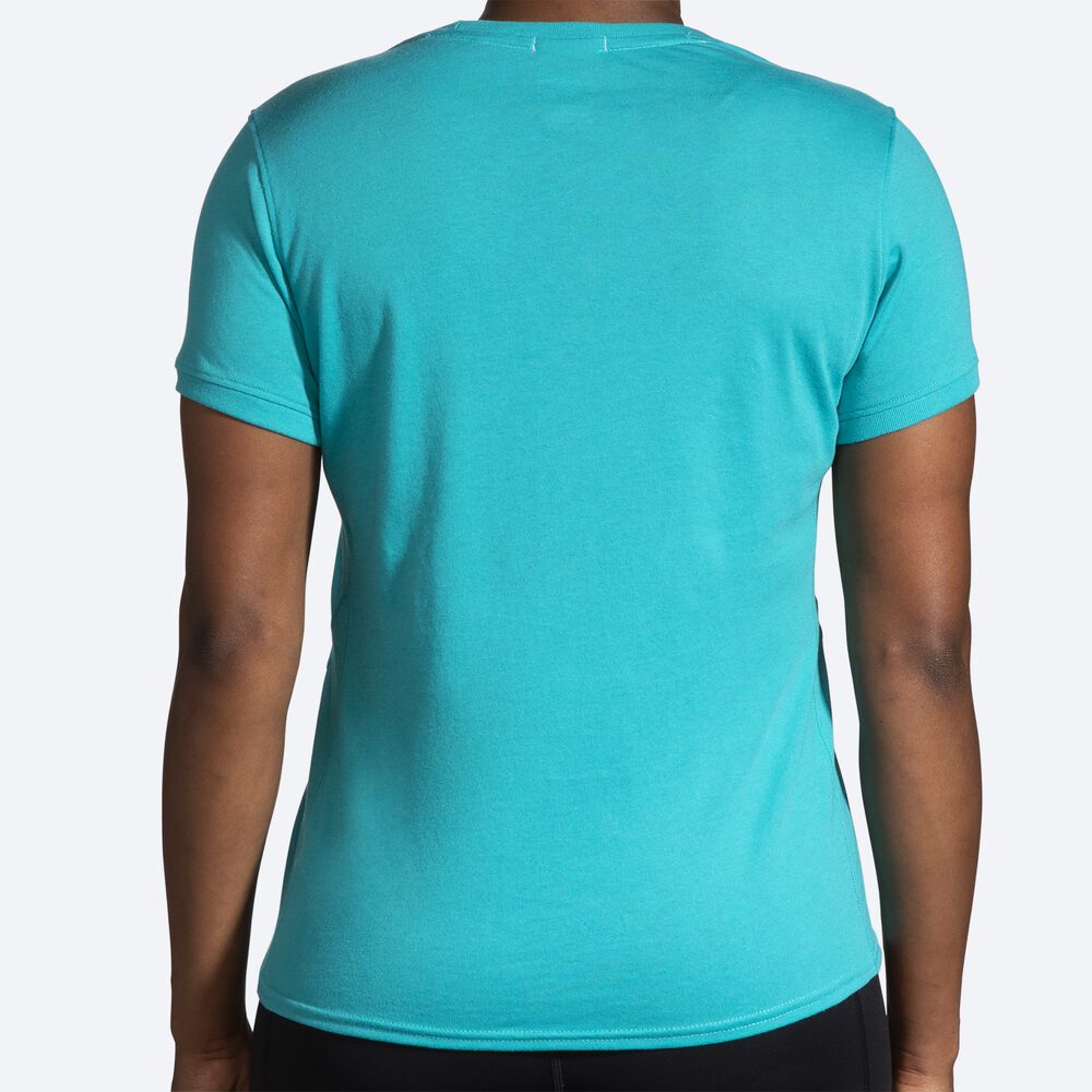 Brooks Distance Short Sleeve 2.0 Kadın Tişört Yeşil | TR-290517