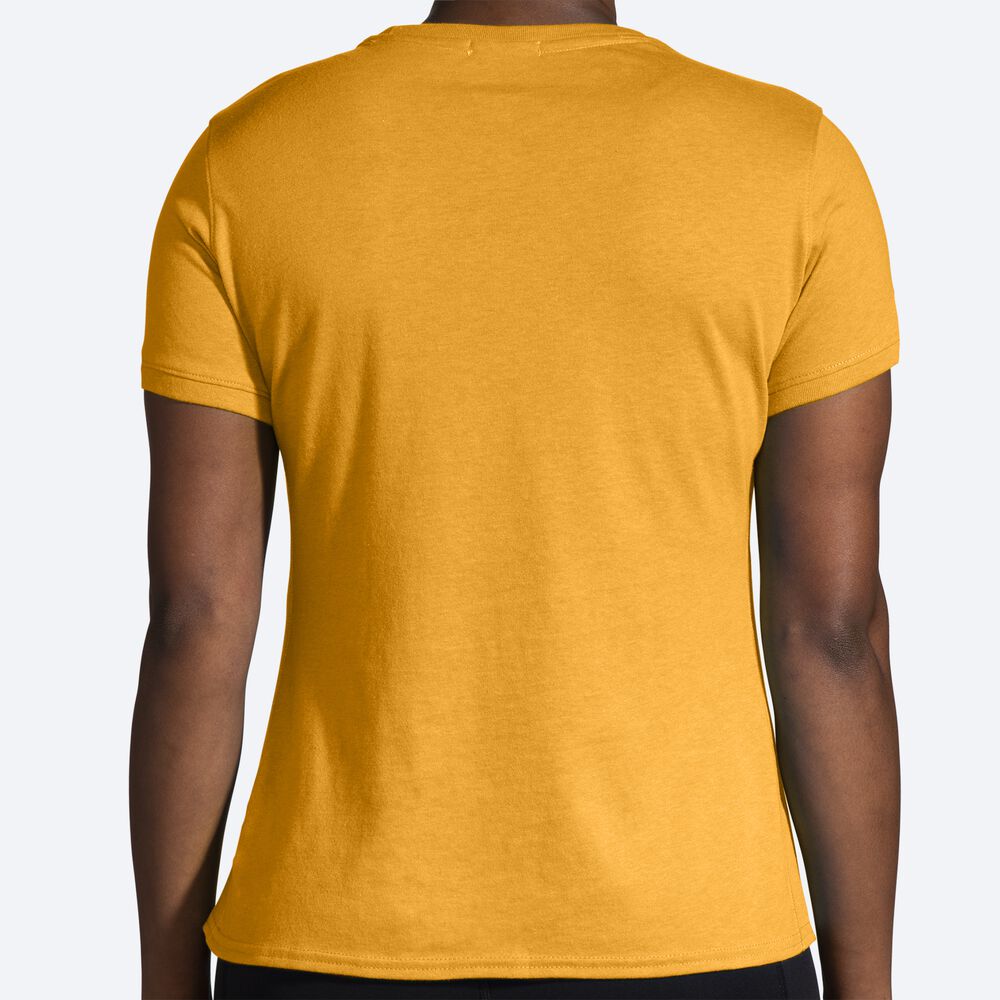 Brooks Distance Short Sleeve 2.0 Kadın Tişört Turuncu | TR-839207